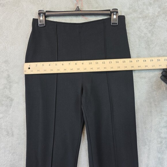 Nic + Zoe Pintuck Slit Leg Trouser Pants Women's Size 4 Black Onyx High Rise - Picture 14 of 16